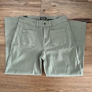 Buffalo David Bitton Women's Green Straight Leg Jeans